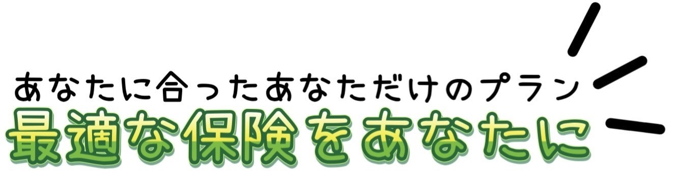 あなたに合ったあなただけのプラン最適な保険をあなたに